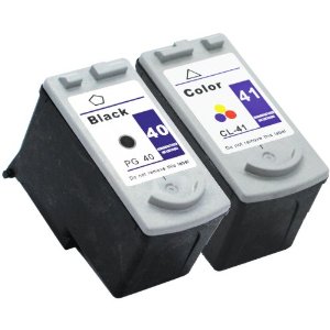 Canon PG-40 Black & CL-41 Color Inkjet Cartridges